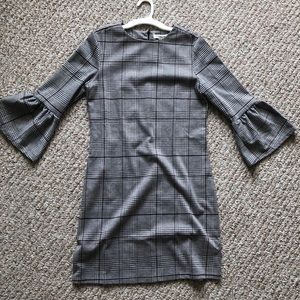 Bell sleeve work dress